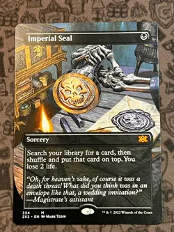 MTG Imperial Seal Borderless Non Foil -Double Masters 2022 - Image 1
