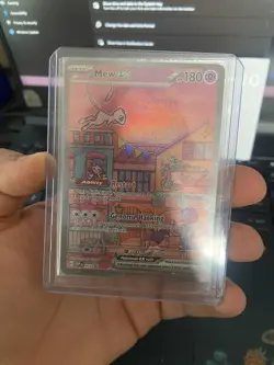 Pokemon Sealed pack fresh Mew EX 053 Holo Black Star Promo Scarlet & Violet 151 - Image 1