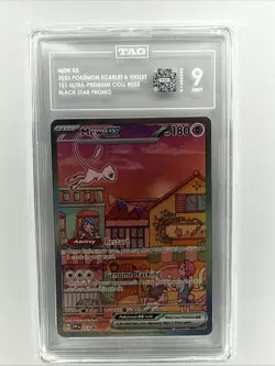 MEW EX #053 POKEMON 151 BLACK STAR PROMO 151 PSA 9 - TAG 9 - Image 1