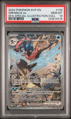 Greninja ex 132 Sv: Scarlet & Violet Promo Cards Holo PSA 10 Gem Mint - Image 1