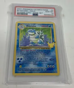 Pokemon Celebrations - Blastoise Holo - CGC 10 GEM MINT - 2021 - #2 - Image 1