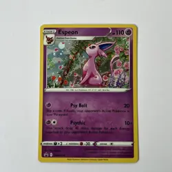 Espeon SWSH174 Sword & Shield Cosmos Holo Black Star Promo Pokemon TCG Card - Image 1