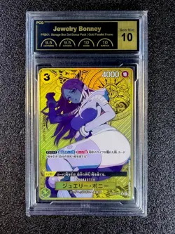 PCG 10 Jewelry Bonney OP08-105 Gold Frame THE BEST Storage Box One Piece Card JP - Image 1