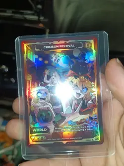 Gamersupps Vcard Crimson Festival - Power 9 Halloween Promo Card Holo - Image 1