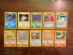 10 VINTAGE Pokemon Cards from Various Classic Sets!! - Image 1