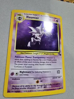 Pokemon TCG Haunter 1999 Fossil Unlimited Rare Holo Card #6/62 - Image 1