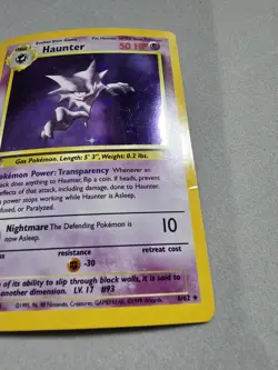 Pokemon TCG Haunter 1999 Fossil Unlimited Rare Holo Card #6/62 - Image 4