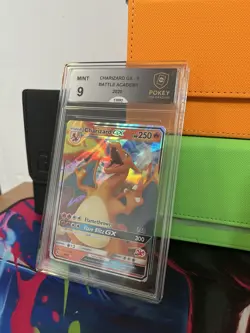 Pokemon TCG Charizard GX 9/68 Battle Academy Stamped Holo Card Mint 9. - Image 1