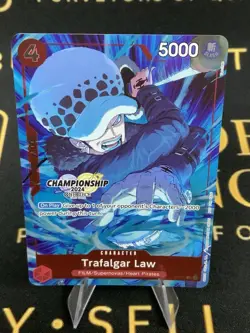 Trafalgar Law P-017 - Championship 2024 FOIL Promo - One Piece Card Game - Image 1