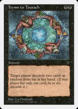 Hymn to Tourach Anthologies NM Black Special MAGIC THE GATHERING CARD ABUGames - Image 1
