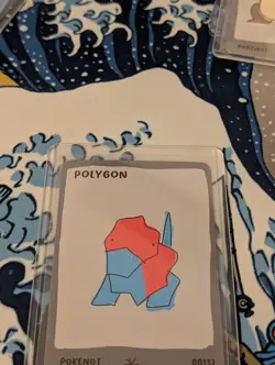 Dysfunctional Passholder Pokenot Polygon Card Porygon #0137 Parody NM Pokemon - Image 2