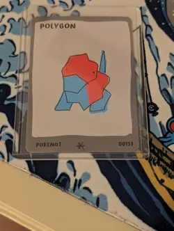 Dysfunctional Passholder Pokenot Polygon Card Porygon #0137 Parody NM Pokemon - Image 3