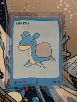 Pokenots Lapras 00131 Dysfunctional Passholders 151 NM Card Pokemon TCG Parody - Image 1
