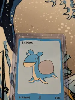 Pokenots Lapras 00131 Dysfunctional Passholders 151 NM Card Pokemon TCG Parody - Image 2