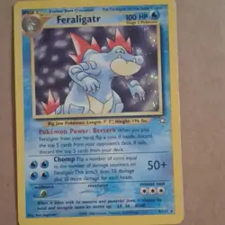 Pokemon Feraligatr Neo Genesis 4/111 Holo Rare 100 HP Card 2000 - Image 1