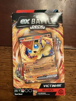 Pokemon TCG EX Battle Deck Victini EX 60 Card Deck Factory Sealed Brand New - Image 1