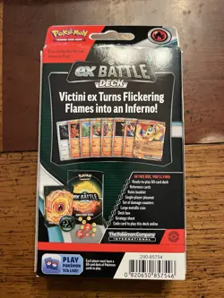 Pokemon TCG EX Battle Deck Victini EX 60 Card Deck Factory Sealed Brand New - Image 2