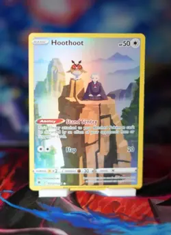 Pokemon Hoothoot TG12/TG30 Astral Radiance Trainer Gallery Full Art Holo Card - Image 2