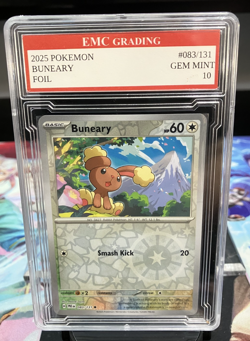 BUNEARY 2025 FOIL #083/131 Pokemon Card GRADED 10 TCG CCG - Image 1