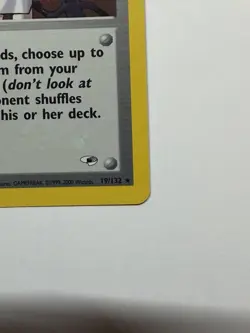 The Rockets Trap Trainer Holo Card 19/132 Gym Heroes Set - Image 2