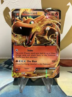 Charizard EX 11/106 Pokemon Flashfire XY Ultra Rare Card MP - Image 1