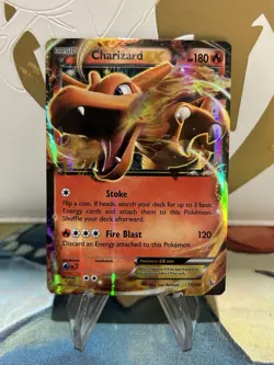 Charizard EX 11/106 Pokemon Flashfire XY Ultra Rare Card LP - Image 1