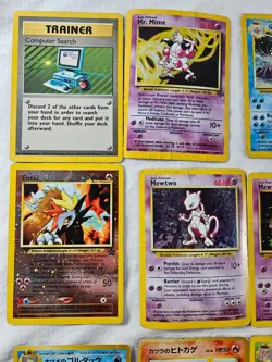 Vintage Pokemon Card Lot - WOTC Era - MP/HP Holo's rares Mewtwo Pikachu etc. - Image 2