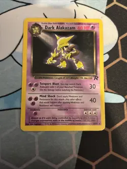 Pokemon Card Lot. Team Rocket. Dark Alakazam. Vintage. Expedition. Psyduck - Image 2