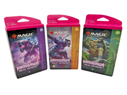 Lot of (3) MTG: Kamigawa: Neon Dynasty Theme Booster Pack Green/Ninjas/Black NEW - Image 1
