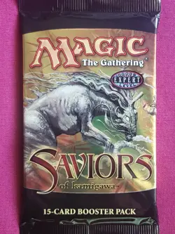 Magic The Gathering SAVIORS OF KAMIGAWA New Sealed Booster Pack MTG - Image 1