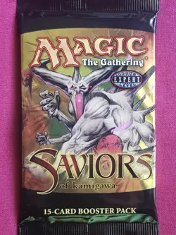 Magic The Gathering SAVIORS OF KAMIGAWA New Sealed Booster Pack MTG - Image 2