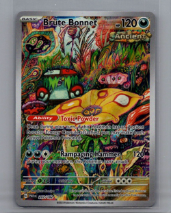 Brute Bonnet 207/182 - Pokemon TCG Paradox Rift Illustration Rare Card NM - Image 1