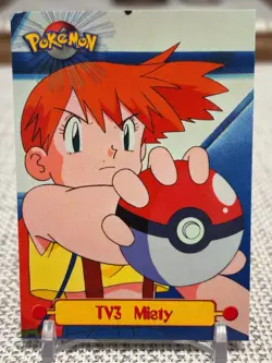1999 Topps Pokemon Series 1 #TV3 Misty (TV Animation Edition) Black Logo NM - Image 1