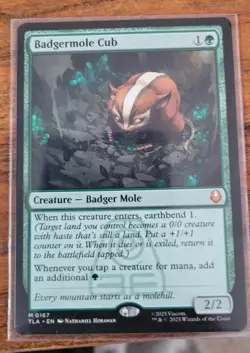 Magic The Gathering - Avatar: The Last Airbender-Badgermole Cub Mythic Non-Foil - Image 1