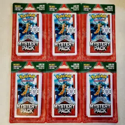 Pokemon Mystery Pack Seeded 1:10 Crystal Guardians - Lot Of 6 - Image 1