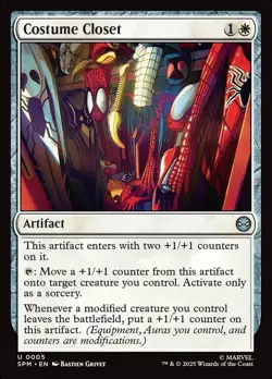 MTG Magic the Gathering Costume Closet (5/314) Marvel's Spider-Man NM FOIL - Image 1