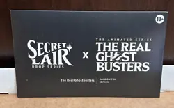 MTG Secret Lair x Ghostbusters:The Real Ghostbusters Rainbow Foil Factory Sealed - Image 1