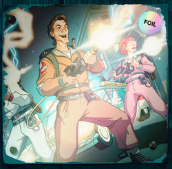 MTG Secret Lair x Ghostbusters:The Real Ghostbusters Rainbow Foil Factory Sealed - Image 4