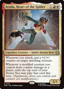 MTG: Arana, Heart of the Spider #123 R Normal NM Marvel's Spider-Man - Image 1