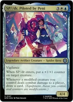 SP dr, Piloted by Peni (Foil) 0147 - Marvel's Spider-Man - MTG - NM/M - English - Image 1