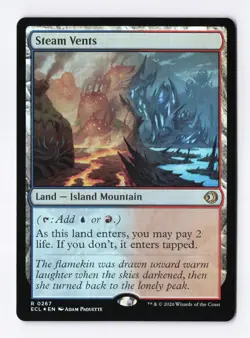 Steam Vents (Foil) 0267 (R) MTG Lorwyn Eclipsed (ECL) - Image 1