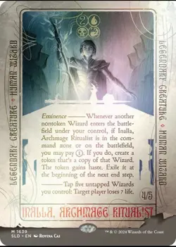 [1x] Inalla, Archmage Ritualist - Foil Near Mint, English Secret Lair MTG Magic - Image 1