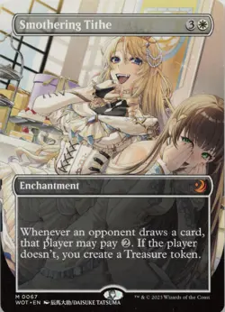 Smothering Tithe (Anime Borderless) M Wilds of Eldraine: Enchanting Tales 67 LP- - Image 1