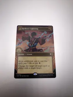 Redirect Lightning Showcase Avatar: The Last Airbender MTG Magic The Gathering - Image 1