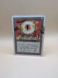 Magic The Gathering Sol Ring- Revised Edition Unknown Artist And Signature - Image 2