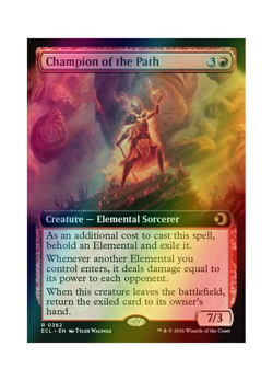 Magic the Gathering MTG ECL Champion of the Path 362 Foil Near Mint - Image 1