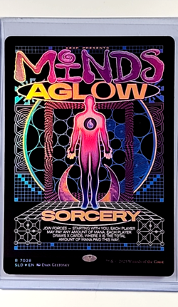 2025 MTG Magic the Gathering SLD Secret Lair Drop Poster Foil #7028 Mind's Aglow - Image 1