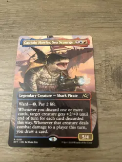 Captain Howler, Sea Scourge (Borderless) Aetherdrift Regular - Image 1