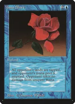 Mana Short Limited Edition Beta HP MTG - Image 1