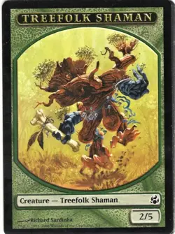 Treefolk Shaman Token Morningtide Played MTG Magic DNA GAMES - Image 1